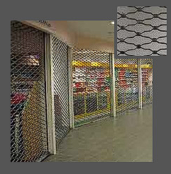 Barrier Angelucci Steel Mesh Grille Curtain Doors