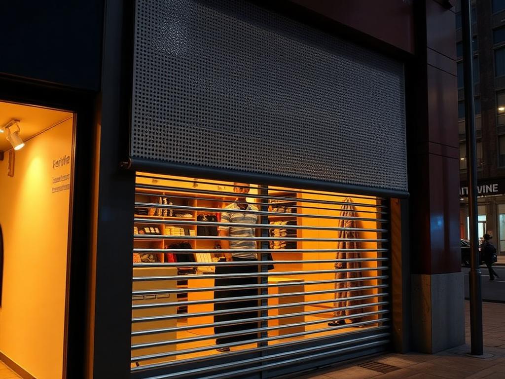Perforated Shopfront